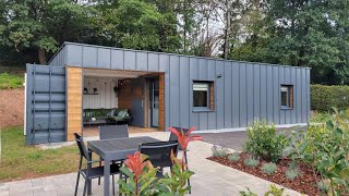 2 x 40ft SHIPPING CONTAINER HOME  Small house design [upl. by Cindra]