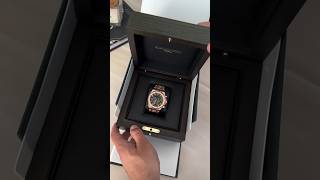 🐊 Unboxing the 50th Anniversary Audemars Piguet Royal reels shorts [upl. by Paza]