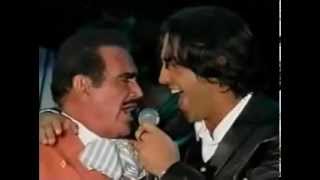 Alejandro y Vicente fernandez VOLVER VOLVER Y PERDON [upl. by Nilats]