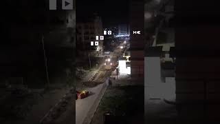 Israeli forces bulldoze the streets of Jenin in the occupied West Bank [upl. by Blockus681]