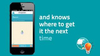 Shopster  The geolearning groceries app  Intro [upl. by Akemej]