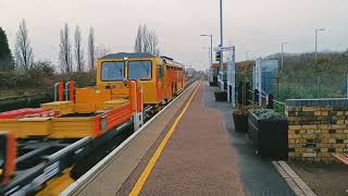 Colas Rail Tamper Machine heading through Whittlesea towards Ely [upl. by Anitak631]