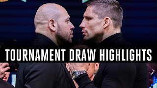 GLORY Heavyweight Grand Prix Tournament Draw Highlights [upl. by Ohaus73]