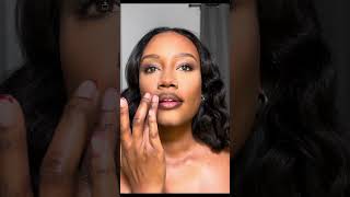 holiday look with skkn ❄️🫧🤍 makeuptutorial holidayglam holidaymakeup skknbykim lipcombo [upl. by Skrap]