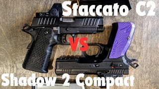 STACCATO C2 VS SHADOW 2 COMPACT guncommunity cz staccato Staccato2011 CZfirearmsOfficial [upl. by Neeka]