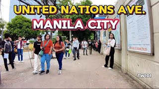 This is Manila City United Nations Avenue in 4K [upl. by Iniretake782]