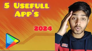 Best 5 useful android Apps in 2024 [upl. by Benil]