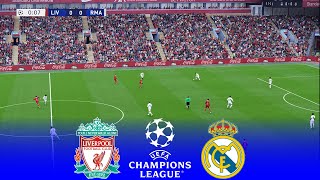 LIVE 🔴 LIVERPOOL vs REAL MADRID  UEFA Champions League 20242025 Full Match  FL 2025 Gameplay [upl. by Fredra]