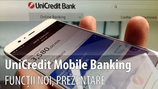 Prezentare Aplicație UniCredit Mobile Banking Aplicație Banking pentru mobil [upl. by Tahp]