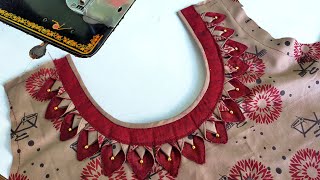 Simple and creative kurti neck design  mms modern stitching [upl. by Dracir633]