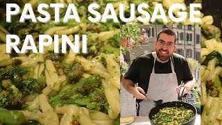 Making Pasta Sausage Rapini For The First Time  EP8 [upl. by Anaerda]