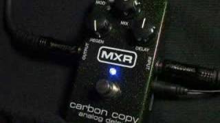 MXR Carbon Copy Analog Delay [upl. by Ross461]