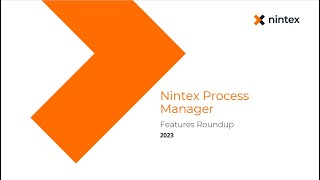 Nintex Process Manager  2023 Wrap [upl. by Hoy394]