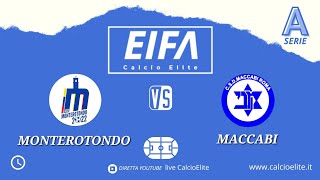 MONTEROTONDO  MACCABI 03  HIGHLIGHTS SERIE A DELITE [upl. by Norty]