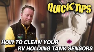 CLEANING YOUR RV HOLDING TANK SENSORS  Quick Tips with Randy [upl. by Inasah]