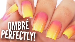 Ombre  Gradient Your Nails Perfectly [upl. by Anisamoht645]