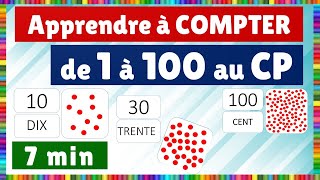 Apprendre à compter 1 a 100 au CP [upl. by Kavanaugh]