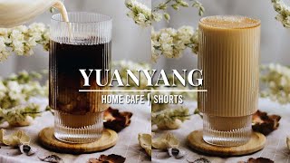 Yuanyang  Coffee with tea  Home Cafe  Hongkong Yuanyang  Yuenyeung  Kopi Cham  YouTube Shorts [upl. by Cadel554]