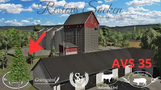 HUR MAN PLANTERAR SKOG RESLÖVS SOCKEN AVS 35 Farming Simulator 22 [upl. by Merfe102]