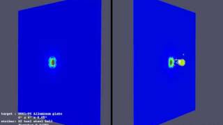 3D ballistic limit test simulation by OTM method [upl. by Teerell]