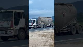 Hyundai K Cement Truck Trailer Driver on the road automobile jcbvideo excavator heavytruck doze [upl. by Orly33]