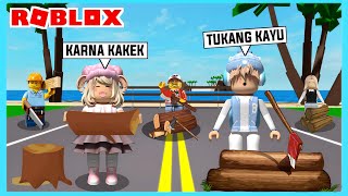 Aku Dan Adiku Terpaksa Harus Jadi Pemotong Pohon Di Roblox Brookhaven ft Shasyaalala [upl. by Launamme60]