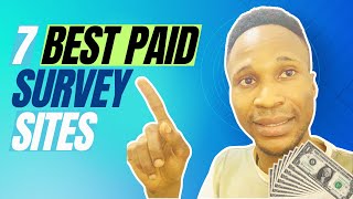 7 Best Online Surveys for Money 2024  How To Make Money Online Doing Survey [upl. by Eenafit20]