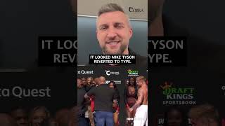 Carl Froch REACTS to Mike Tyson slapping Jake Paul at weigh in [upl. by Carlock]