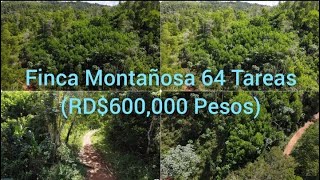 Finca Montañosa para los Amantes del EcoTurísmo con 64 Tareas cerca de la Capital en Don Juan M Pta [upl. by Anilatak]