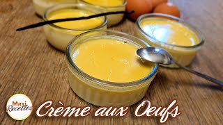 Crème aux Oeufs Maison  Recette Facile et Rapide [upl. by Ellerad]