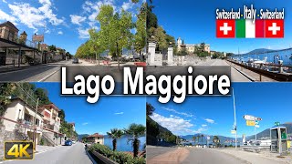 Lago Maggiore SwitzerlandItaly 🇨🇭🇮🇹 4 Hour 36 Minute scenic drive around the Lago Maggiore [upl. by Aihsiek]