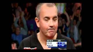 PDC Premier League 2011  Webster 170 Checkout vs Taylor [upl. by Ibrad]