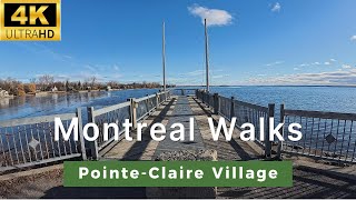 Montreal Walks  PointeClaire  PointeClaire Village [upl. by Yesnyl2]