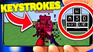 Real KEYSTROKES Client For MCPE 116  Minecraft Pocket Edition [upl. by Alexandrina]