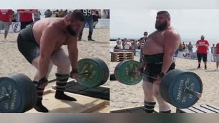 Biggest Raw Deadlift Ever Done In Sweden By Strongman [upl. by Ursi207]