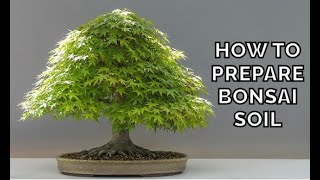 How to prepare bonsai soil [upl. by Jinny294]