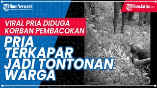 Viral Pria Terkapar Jadi Tontonan Warga Diduga Kuat Jadi Korban Pembacokan [upl. by Rena]