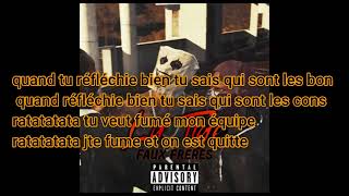 LA TIGEfaux frère lyrics clip officiel [upl. by Elie]