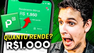 🟢 Conta PicPay Quanto Rende 1000 reais no PicPay Rendimento PicPay Vale a Pena ATUALIZADO [upl. by Weisler]