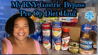 My RNY Gastric Bypass PreOp Diet Haul [upl. by Walcott]