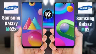 Samsung Galaxy M02 vs Samsung Galaxy M02s  Samsung m02 vs m02s [upl. by Wilone876]