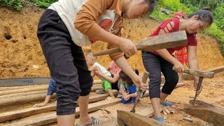 Neighbors aunts and uncles came to help my mother and I build a house and buy nails [upl. by Ecnaralc575]