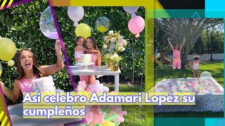 asi celebro adamari lopez su cumpleaños alaiia le hizo una fiesta sorpresa [upl. by Latsyk]