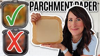 When to Use and NOT to Use Air Fryer Parchment Paper  How To Use Your Air Fryer [upl. by Reyaht]