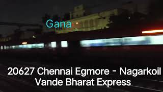 20627 Chennai Egmore  Nagarkoil Vande Bharat Express [upl. by Trant]