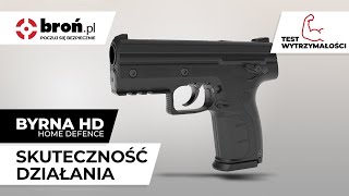 Pistolet Byrna HD  SKUTECZNOŚĆ DZIAŁANIA kule gumowe pieprzowe  Bez Zezwoleń [upl. by Amick]