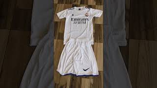 New real madrid jersey 202425 [upl. by Airbmak]