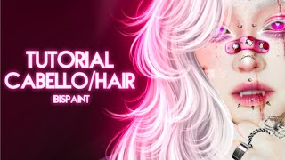 Tutorial Cabello  Hair  IbisPaint X [upl. by Dett975]