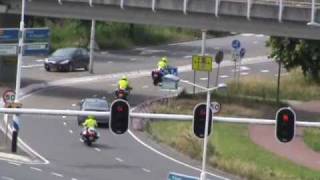 VIP begeleiding met politie motoren [upl. by Dettmer]