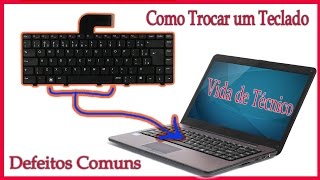 Como Trocar o teclado do Notebook [upl. by Dihsar]